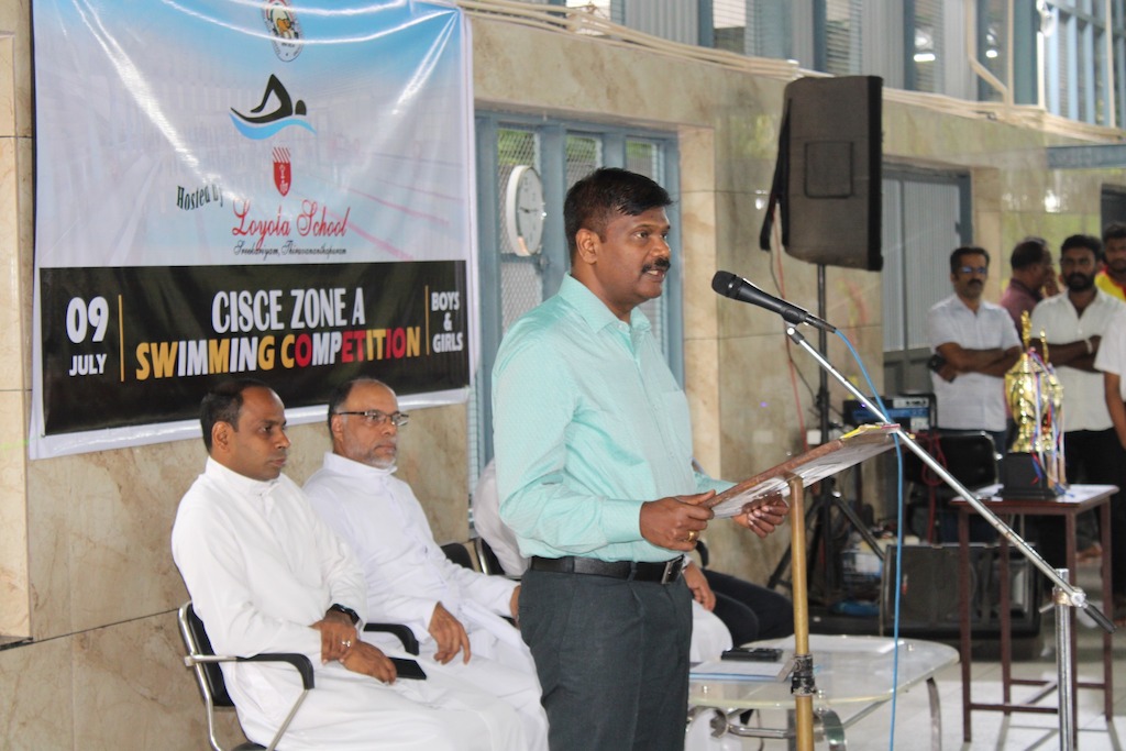 CISCE ZONE A Swimming Competition